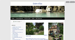 Desktop Screenshot of grainedeau.eu